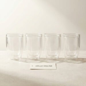 Double-Wall Glasses, Set of Four - Celle Online