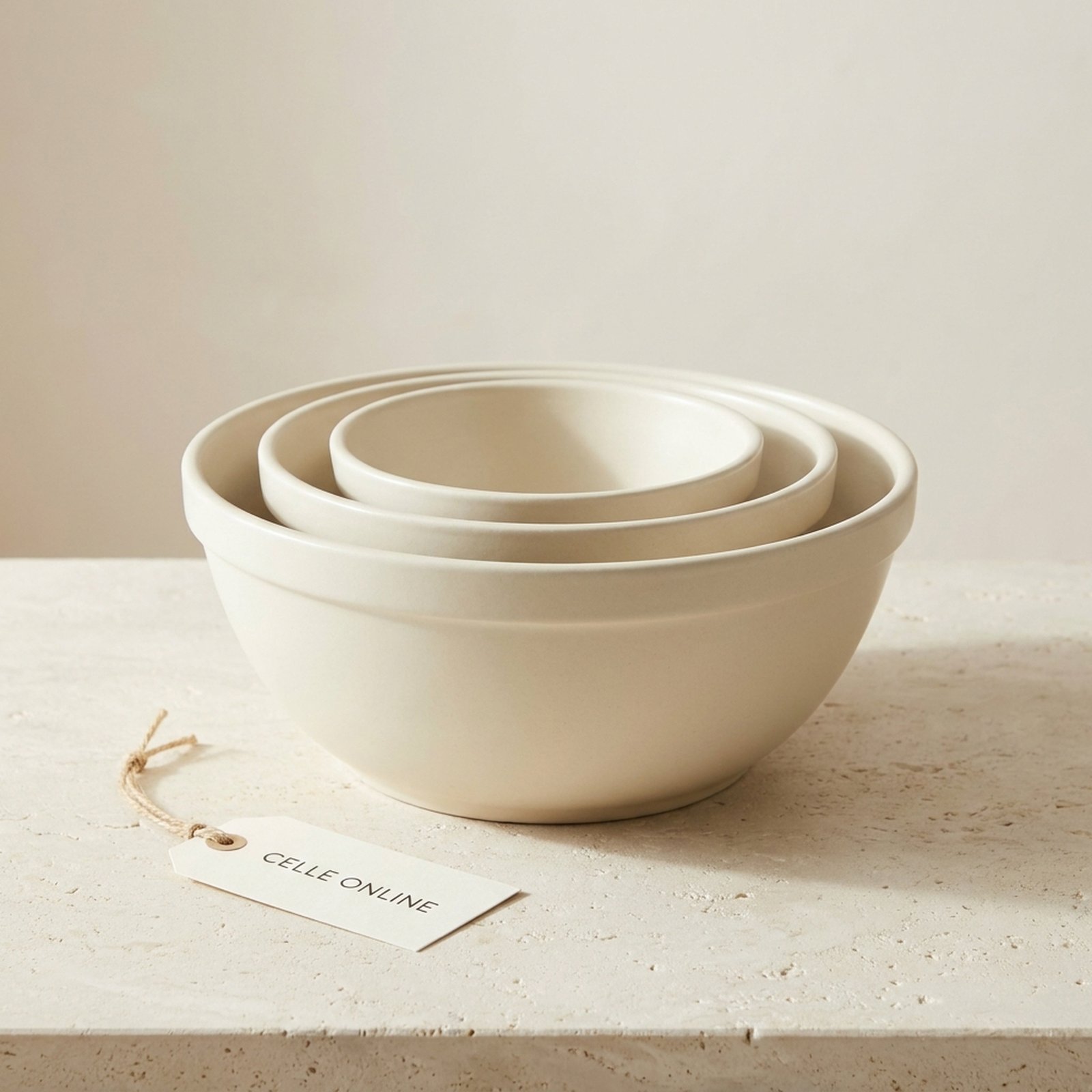 Stoneware Mixing Bowl Trio - Celle Online