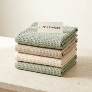 Waffle-Weave Towel Set - Celle Online